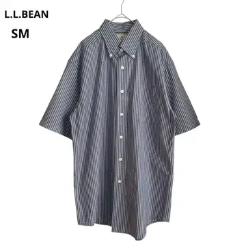 (449) L.L.Bean - 엘엘빈 스트라이프 반팔 셔츠 SM