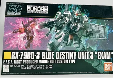 1/144 hg 블루 디스티니 3호기 EXAM 건담 프라모델