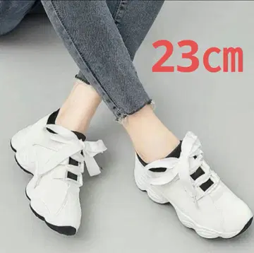 [ 미사용 ] 23.0cm 스니커즈 여성용 신발 워킹 운동화