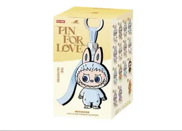 Labubu PIN FOR LOVE 봉제 인형(A-M) 피스 1개