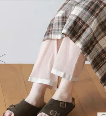 튤 팬츠 레깅스 10분 길이 미사용 새상품