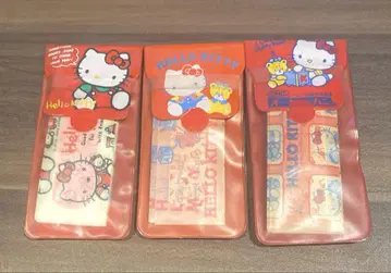 낱개 판매 가능! 산리오 헬로키티 오큐반 3종 세트 쇼와 레트로