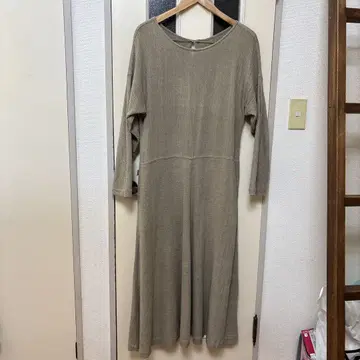 우사토 헴프 100% 새상품급 롱 원피스 사이즈 4