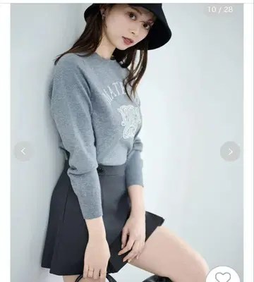 택 포함 미사용 새상품 SNIDEL 박스 플리츠 스카쇼트 팬츠
