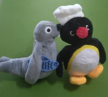 [핑구 & 로비] 봉제 인형 키체인 포함 2점