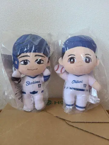 오타니 쇼헤이 Ohtani 봉제 인형 약 20cm 2체 세트