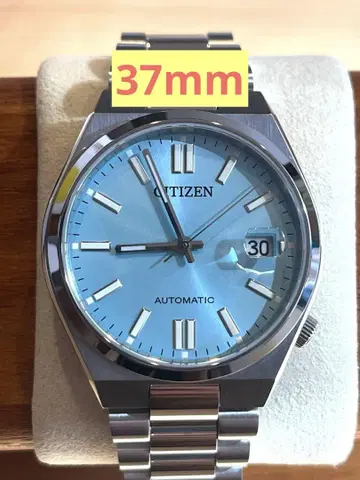 CITIZEN 츠요사 컬렉션 37mm 아이스 블루 자동 와인딩