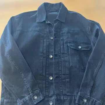 UNIQLO 다크 데님 자켓 남성용 M