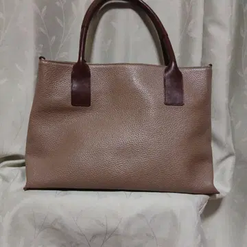 가마쿠라 타카노 가죽 토트백 바이컬러