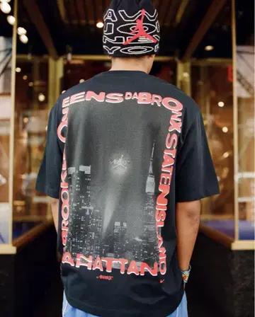 AWAKE NY x Jordan 5 Borough Tee 'Black'