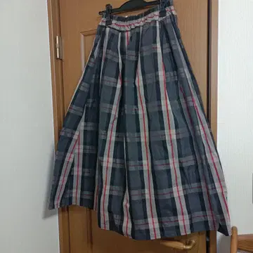 StyleSea 스타일씨 플레어 스커트 체크 택 포함