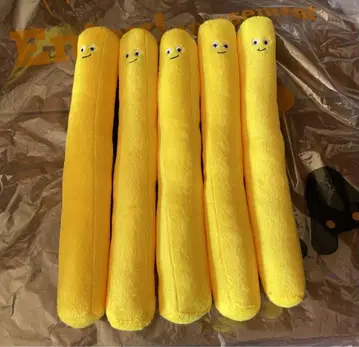 커다란 프라이드 포테이토 봉제 인형 감자 5개 세트