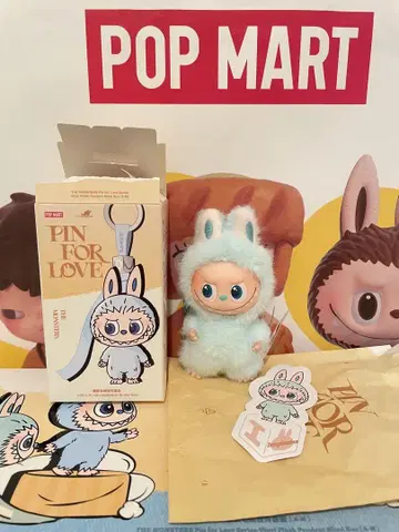 러브브 LABUBU PIN FOR LOVE 봉제 인형 펜던트 [ I ]