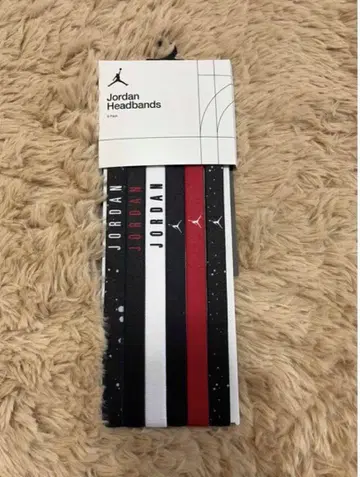 나이키 JORDAN 조던 엘라스틱 헤어밴드 6개 팩