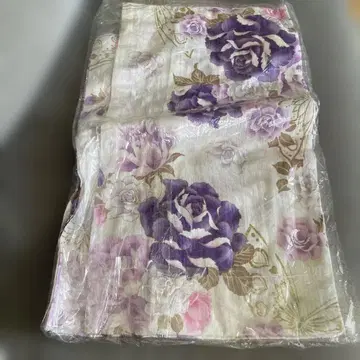 꽃무늬 유카타 보라색 리본 오비 세트 한정 상품