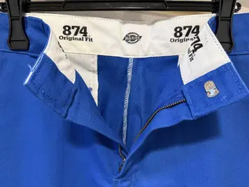새상품급 디키즈 874 블루 34 x 30 워크 팬츠