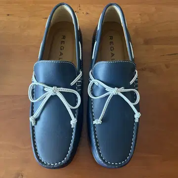[ 미사용 새상품 ] REGAL 네이비 데크 신발 size 25cm