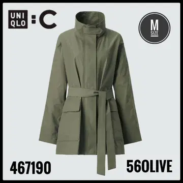 유니클로 C 스탠드 카라 오버 사이즈 코트 오버 사이즈 루즈핏 M