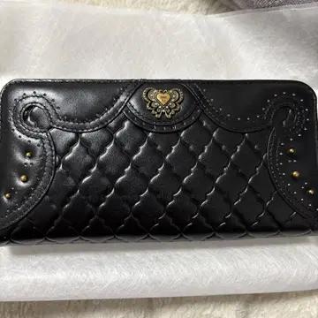 ANNA SUI 엘레노아 라운드 지퍼 장지갑