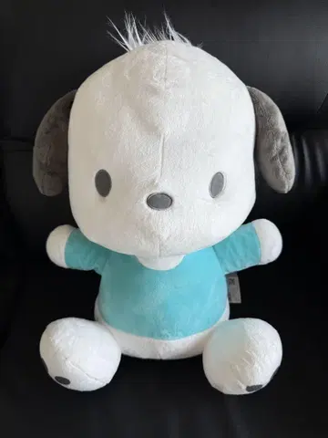 포차코 봉제 인형 화이트 x 스카이블루