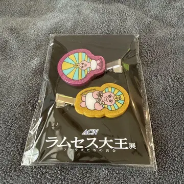 람세스 대왕전 빤쮸토끼 콜라보 회장 한정판 라메 앞머리 클립 헤어핀