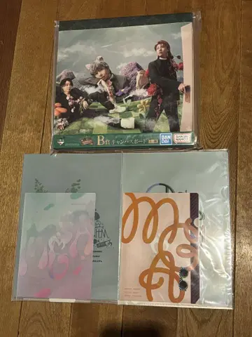 제일복권 미세스 그린애플 B상 캔버스 보드 F상 클리어 파일 2점