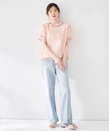 코코딜 슬림 스트레이트 데님 팬츠
