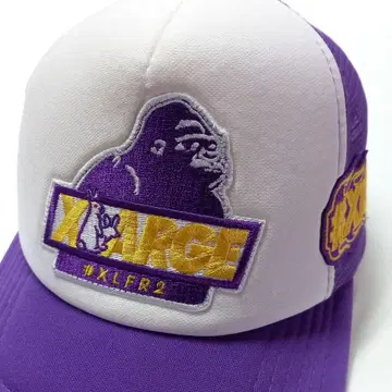 XLARGE FR2 메쉬 캡 보라색 미사용