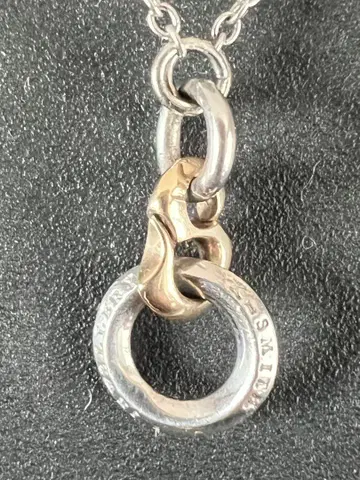 k-Smith silver925 x k10 서클 목걸이