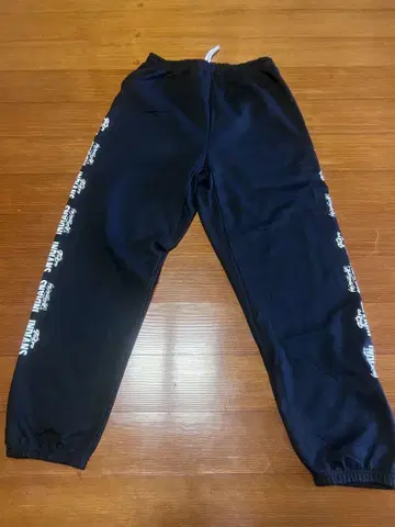 미사용 새상품 도쿄 인디언스 블랙 스웨트 팬츠 L