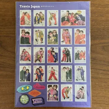 Travis Japan 전 버디 스티커 시트 지켜보는 타이거 클립 시트