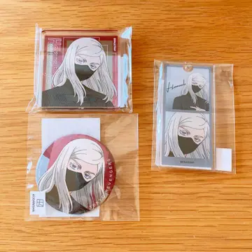 산즈 하루치요 캔뱃지 아크릴 블록 아크릴 키링 마루쿠지