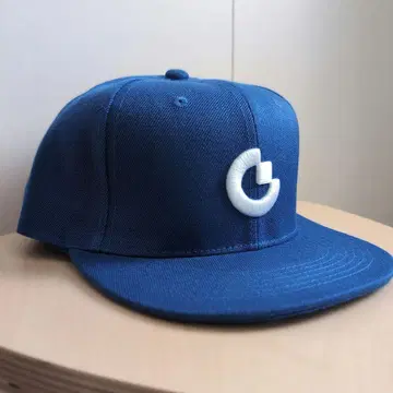 네이비 로고 야구 모자