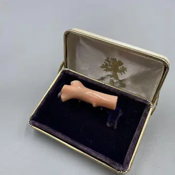 228 빈티지 핑크 코랄 오비 고정 띠 오리지널 케이스 포함