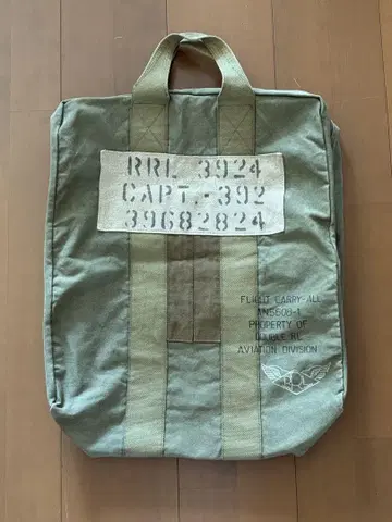 RRL 밀리터리 캔버스 백