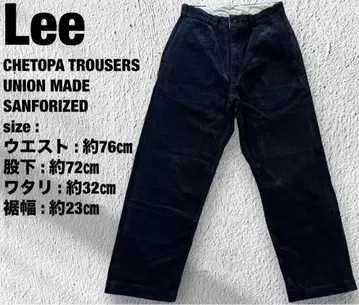 Lee CHETOPA TROUSERS 코듀로이 와이드 팬츠 S