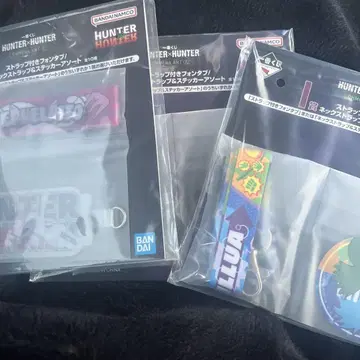 HUNTER x HUNTER 제일복권 스트랩 포함 패스 케이스 3개 세트