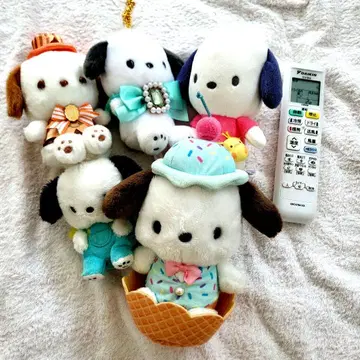 포차코, 봉제 인형 5체 세트