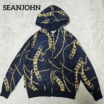 명작 SEANJOHN 쇼운존 체인 올 패턴 후디 후드티 M
