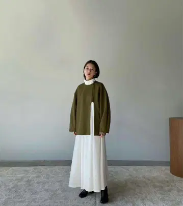 새상품급 CLANE 아치컷 더블 크로스 상의 가을