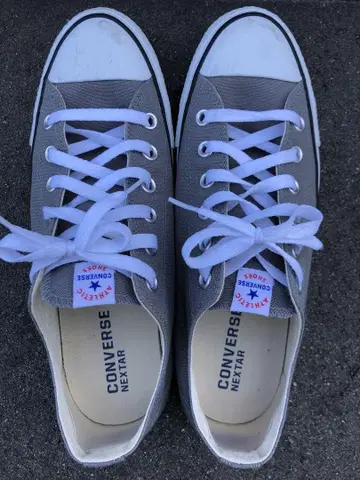 새상품급 컨버스 CONVERSE 올스타 그레이 25.5cm