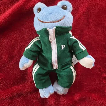 개구리 피클스 봉제 인형 트레이닝 의류 착용