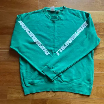 페노메논 그린 로고 프린트 트레이닝복 XL