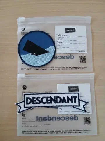 DESCENDANT 와펜 점포 한정판