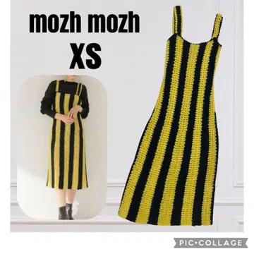 [ 새상품급 ] mozh mozh 모즈모즈 울 혼방 니트 원피스 XS