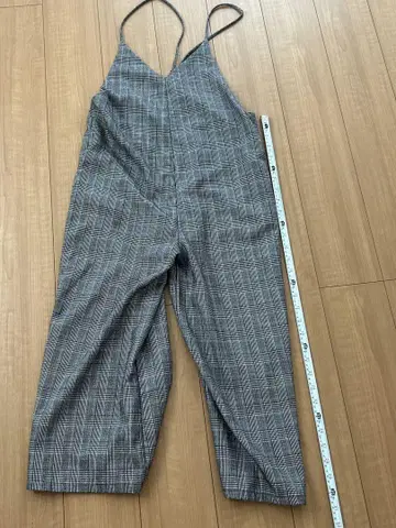 살로펫 체크 그레이