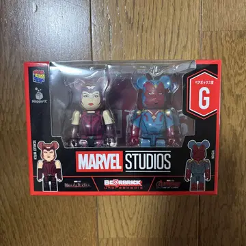 MARVEL 제일복권 베어브릭 G상 페어 박스 비전 완다 미개봉