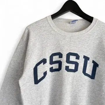 90s Champion 맨투맨 그레이 CSSU 칼리지 로고 A2