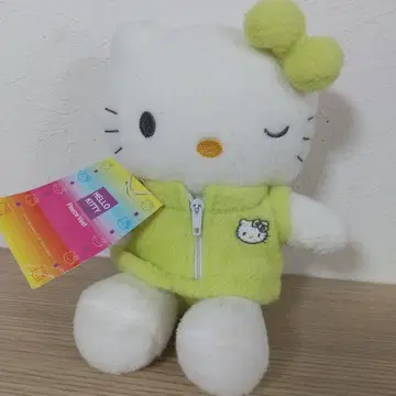 새상품 헬로키티 플리스 베스트 봉제 인형
