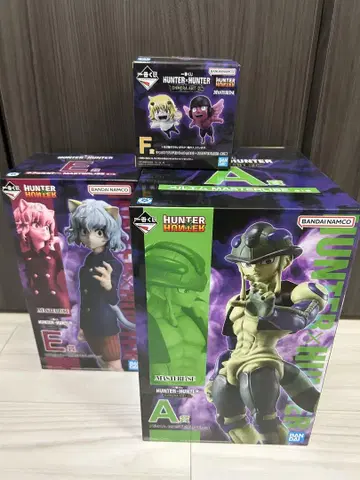 HUNTER x HUNTER 제일복권 피규어 세트 A, E, F
